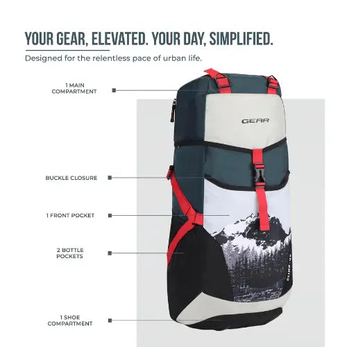 CLIMB RUCKSACK 45L (BLUE-GREY)